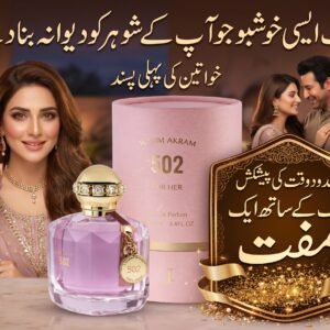 Wasim Akram 502 Alcohol-Free Ocean Perfume Pack of 2